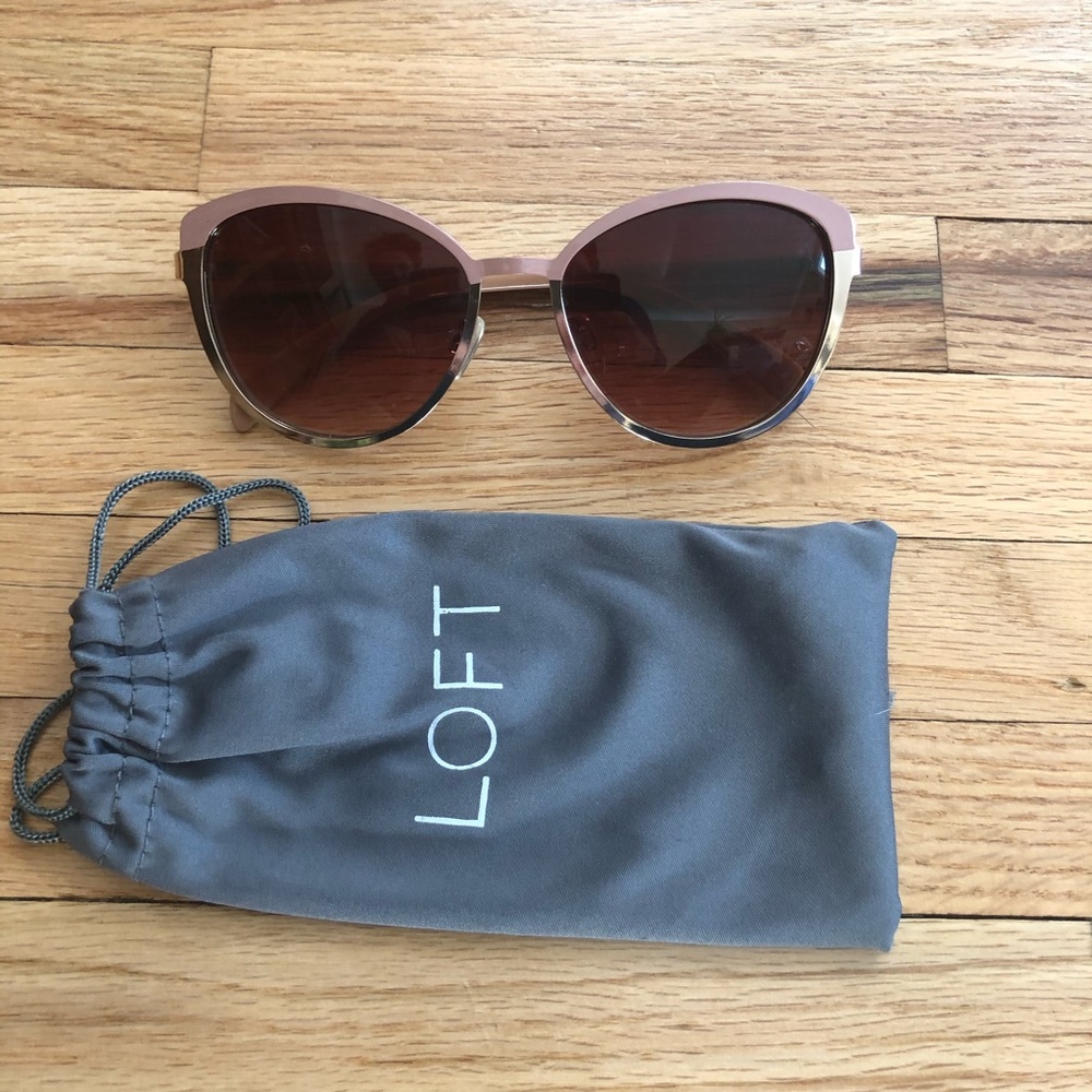 Rose gold Loft sunglasses